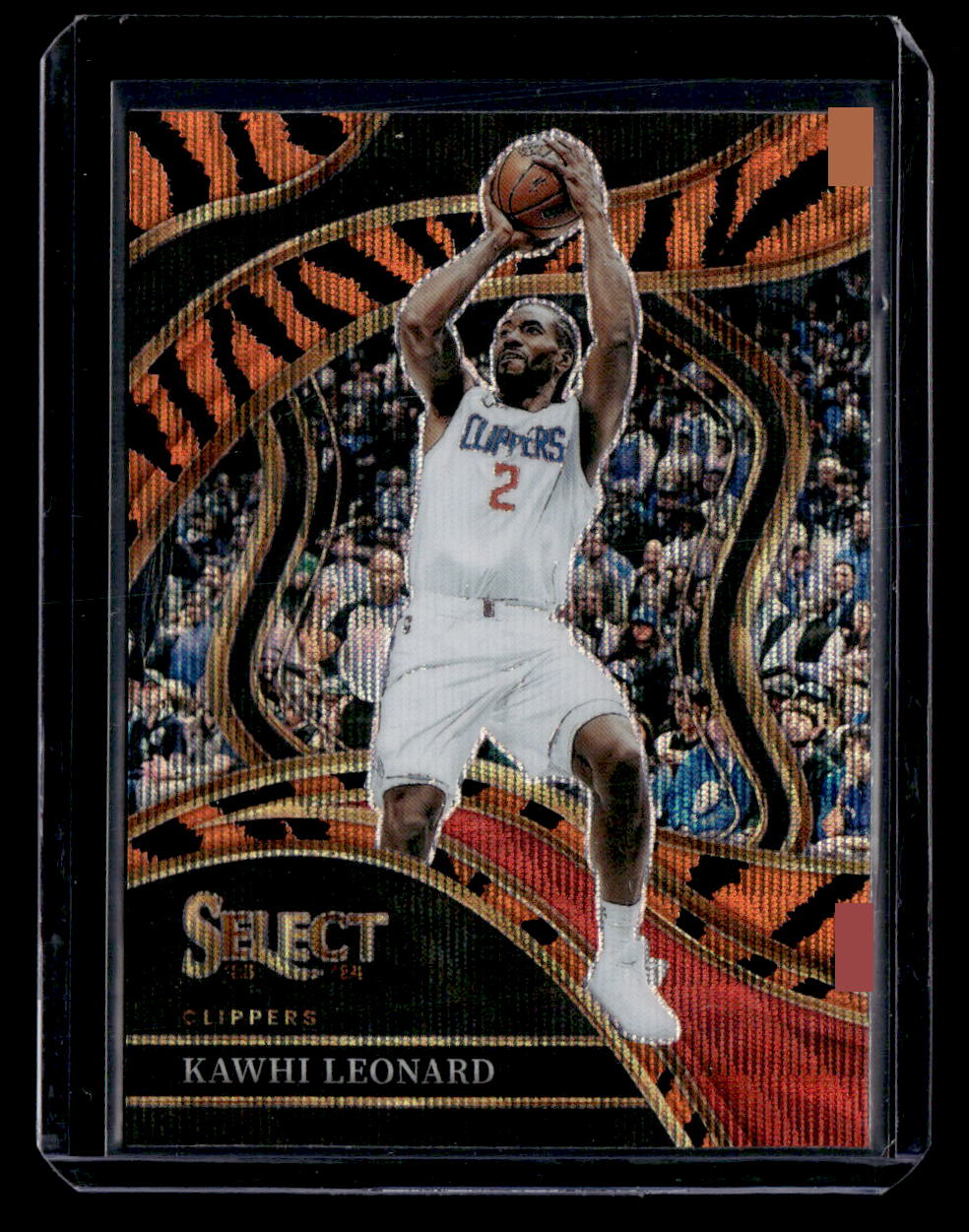 2023-24 Panini Select #224 Kawhi Leonard Tiger Prizms