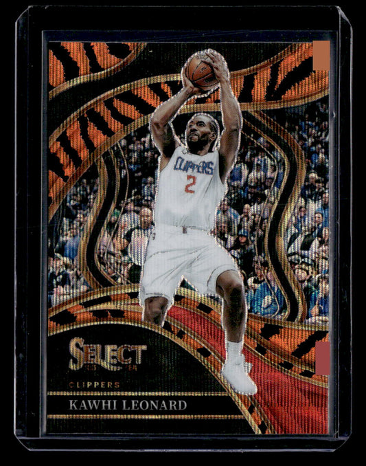 2023-24 Panini Select #224 Kawhi Leonard Tiger Prizms