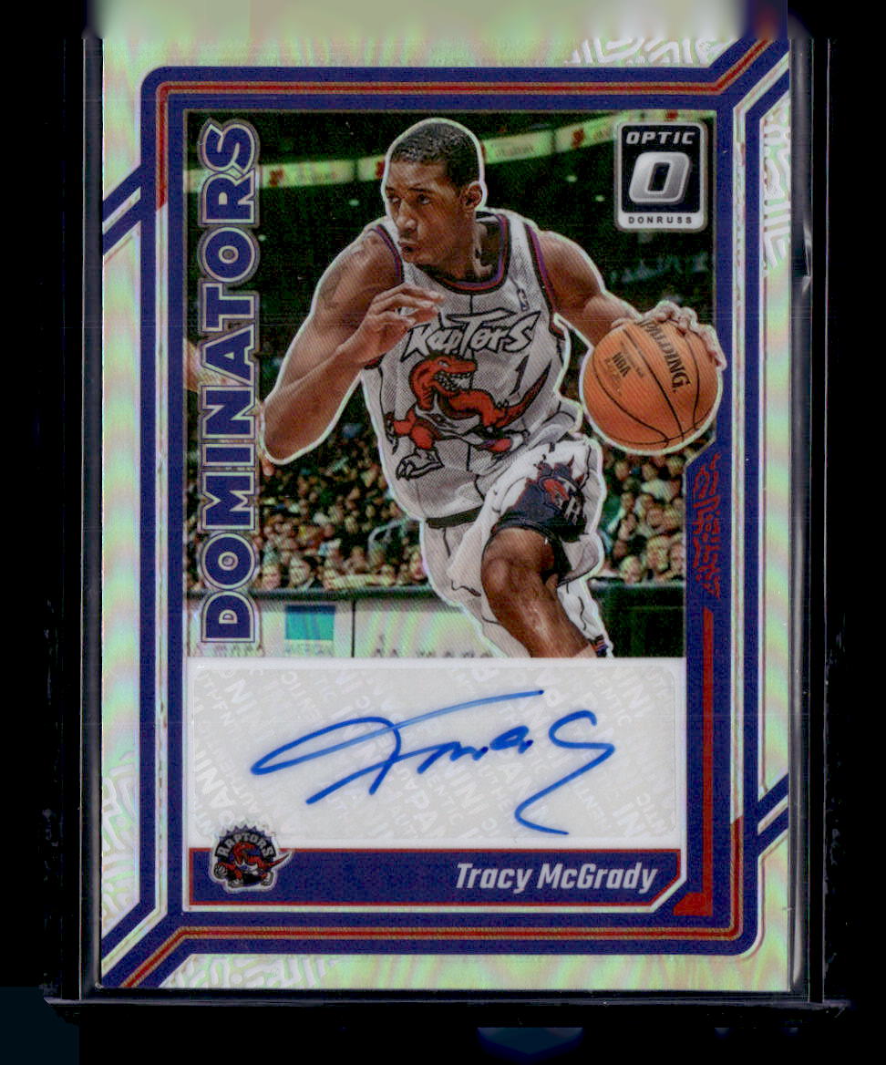 2023-24 Donruss Optic - Dominators Signatures #DS-MCG Tracy McGrady #/49