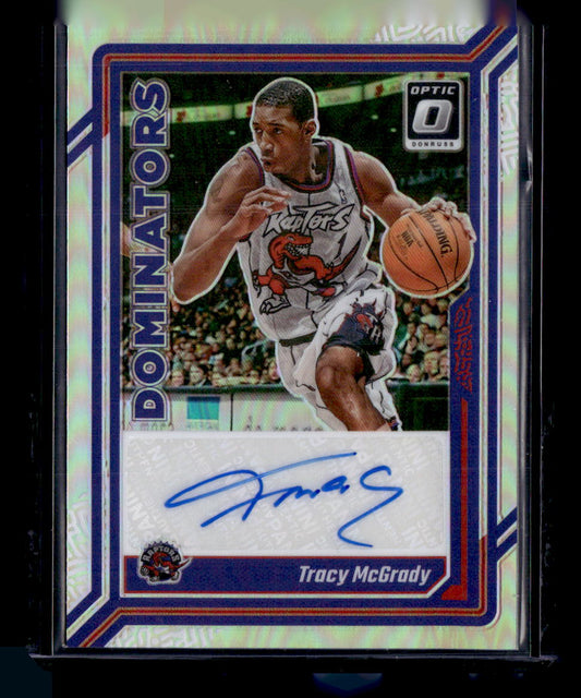 2023-24 Donruss Optic - Dominators Signatures #DS-MCG Tracy McGrady #/49