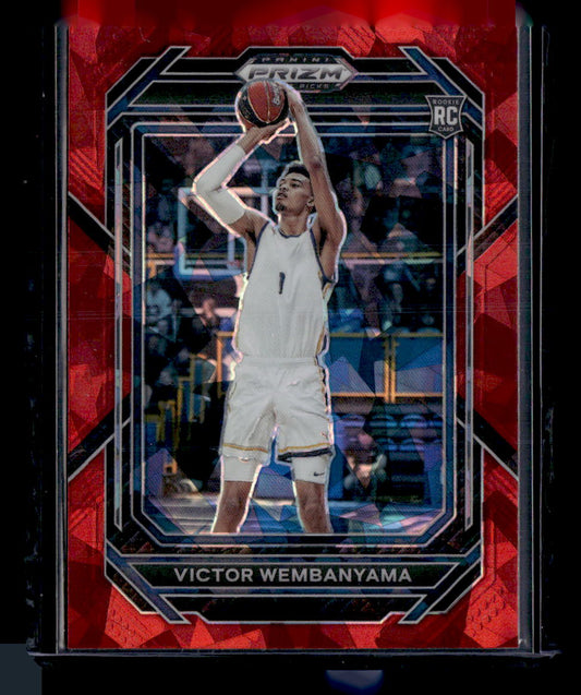 2023 Panini Prizm Draft Picks #2 Victor Wembanyama Red Ice