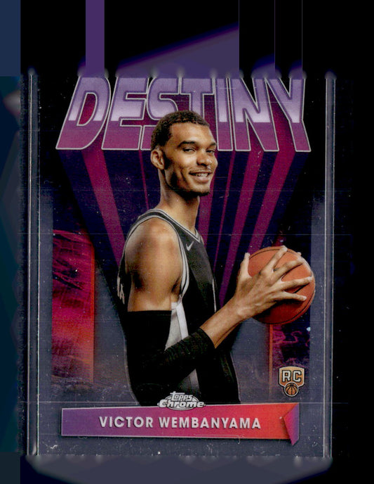 2023-24 Topps Chrome #D-1 Victor Wembanyama Destiny
