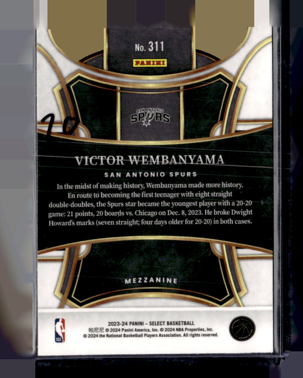 2023-24 Panini Select #311 Victor Wembanyama