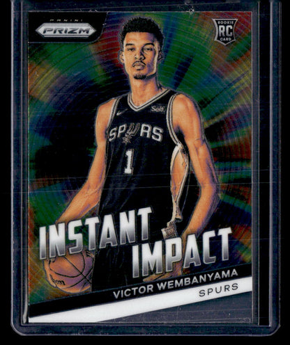 2023-24 Panini Prizm #3 Victor Wembanyama Instant Impact