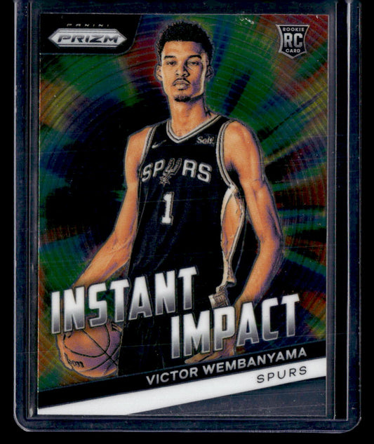 2023-24 Panini Prizm #3 Victor Wembanyama Instant Impact