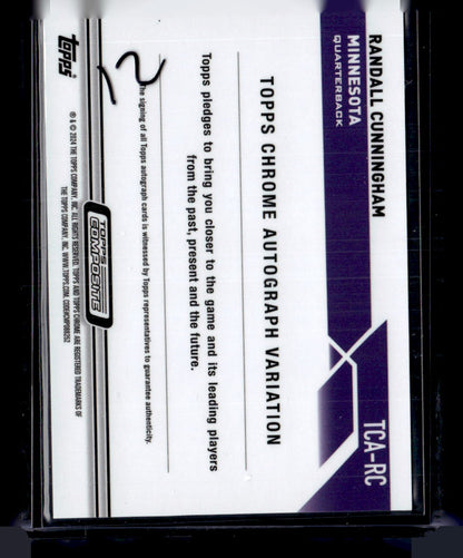 2024 Topps Chrome #TCA-RC Randall Cunningham Autograph Variation