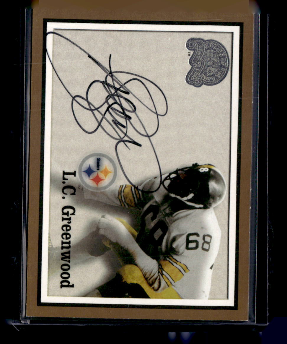 2000 Fleer Greats of the Game #4 L.C. Greenwood Autograph
