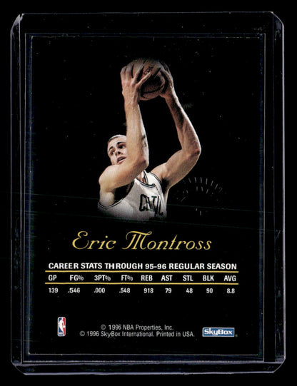 1996-97 SkyBox Premium #NNO Eric Montross Autographics Black Ink
