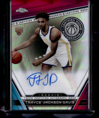 2023-24 Topps Chrome #CRA-TJD Trayce Jackson-Davis Certified Rookie Autographs