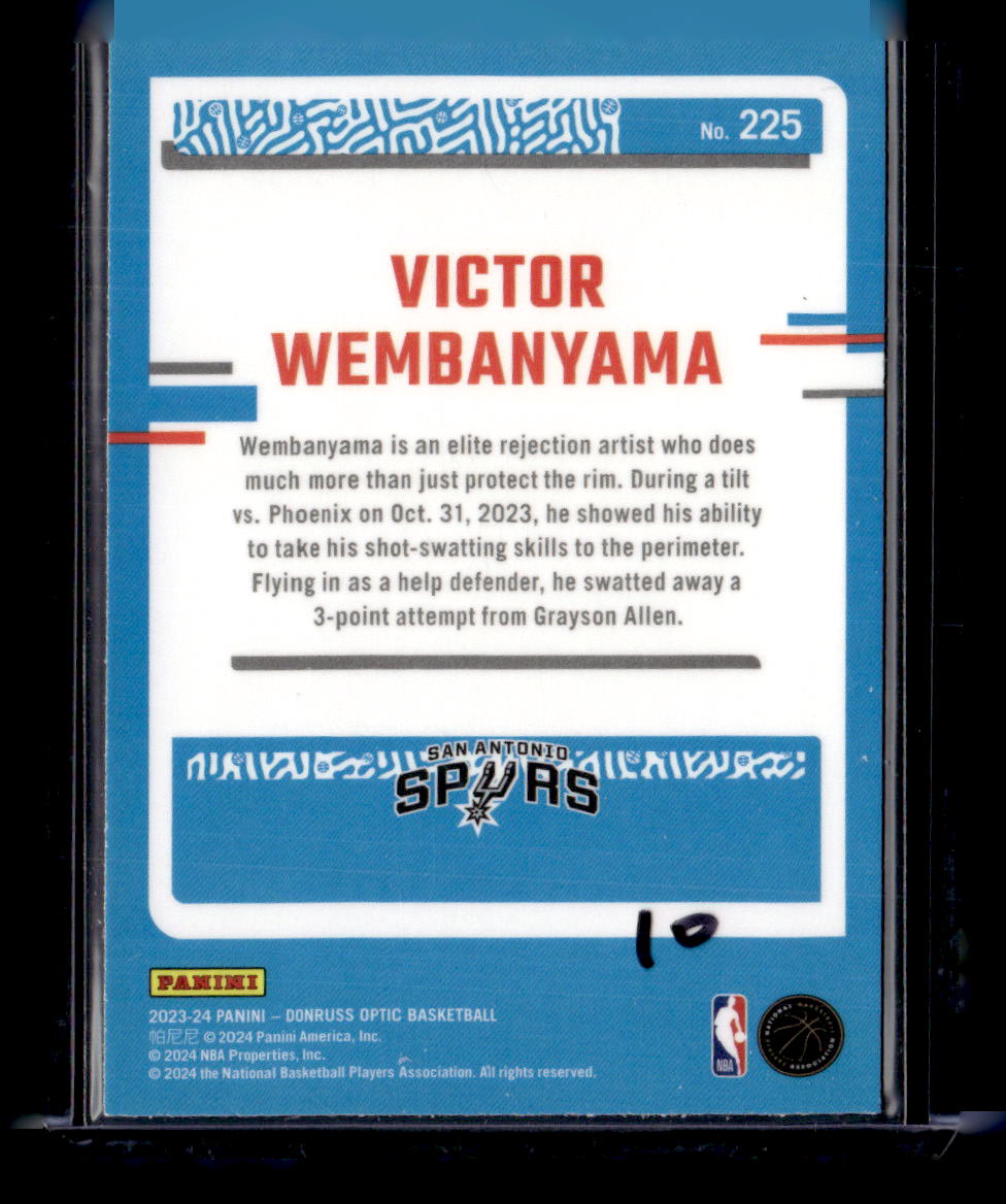 2023-24 Donruss Optic #225 Victor Wembanyama