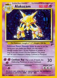 Pokemon Base Set 2 Alakazam