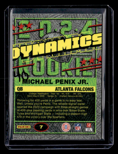 2024 Score #7 Michael Penix Jr. 35th Anniversary Rookies Dynamics