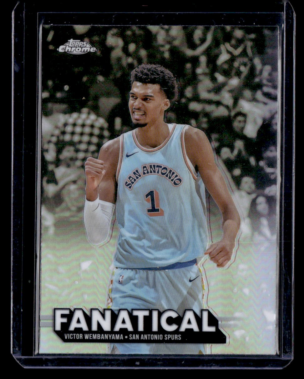 2025-26 Topps Chrome #FAN-1 Victor Wembanyama Fanatical
