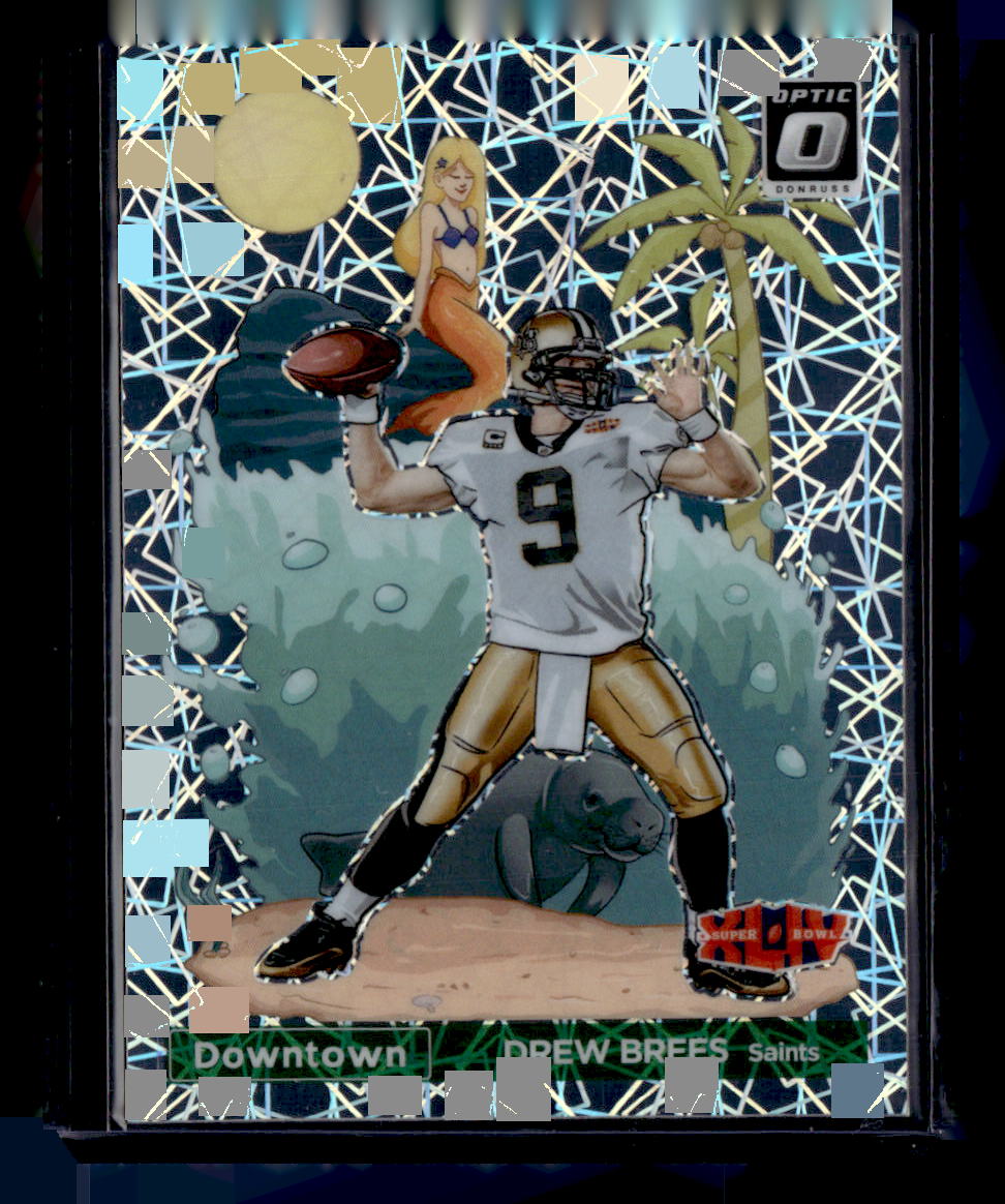 2023 Donruss #SBD-DB Drew Brees Super Bowl Downtown!