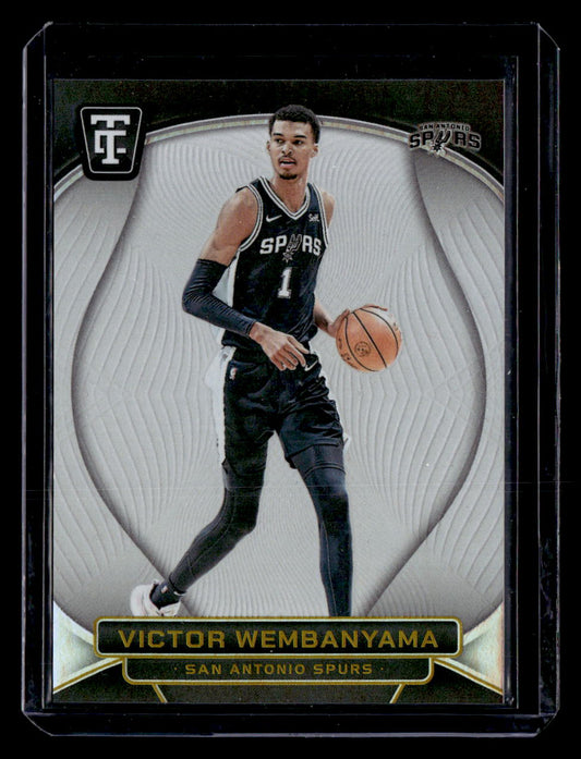 2024-25 Panini Totally Certified #98 Victor Wembanyama Mirror White #/25