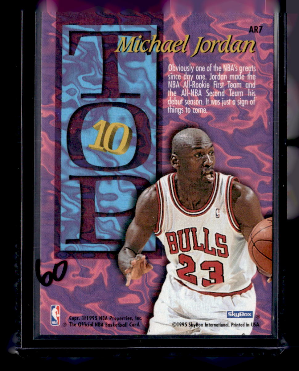 1995-96 Hoops #AR7 Michael Jordan Top Ten