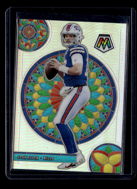 2021 Panini Mosaic #GM-4 Josh Allen Glass Mosaic