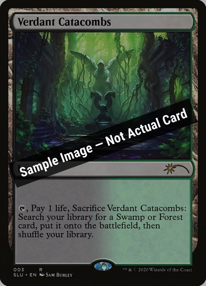 Magic,Secret Lair Series,Verdant Catacombs - 3,Normal,Lightly Played — Sample Image, Not Actual Card