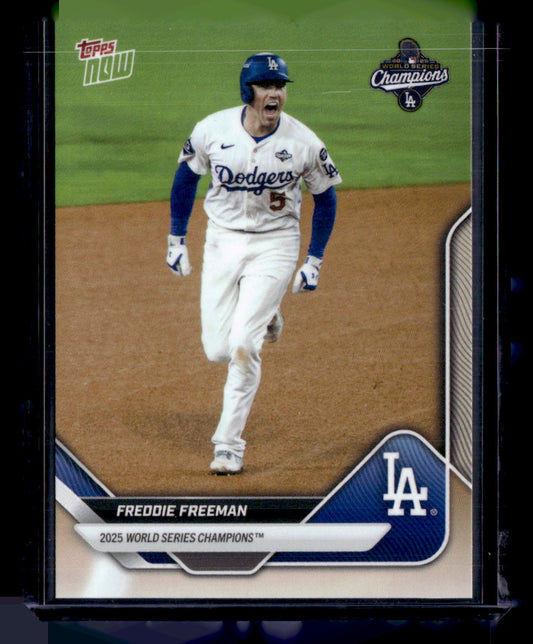 2025 Topps Now World Series Los Angeles Dodgers #WS-5SP Freddie Freeman