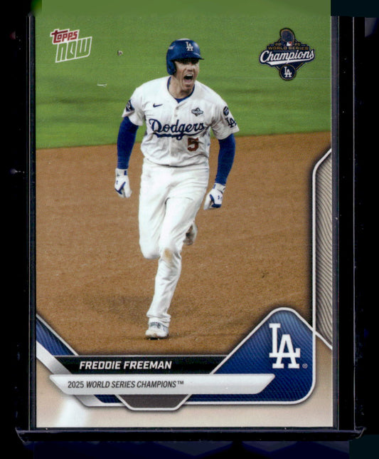 2025 Topps Now World Series Los Angeles Dodgers #WS-5SP Freddie Freeman