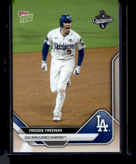 2025 Topps Now World Series Los Angeles Dodgers #WS-5SP Freddie Freeman