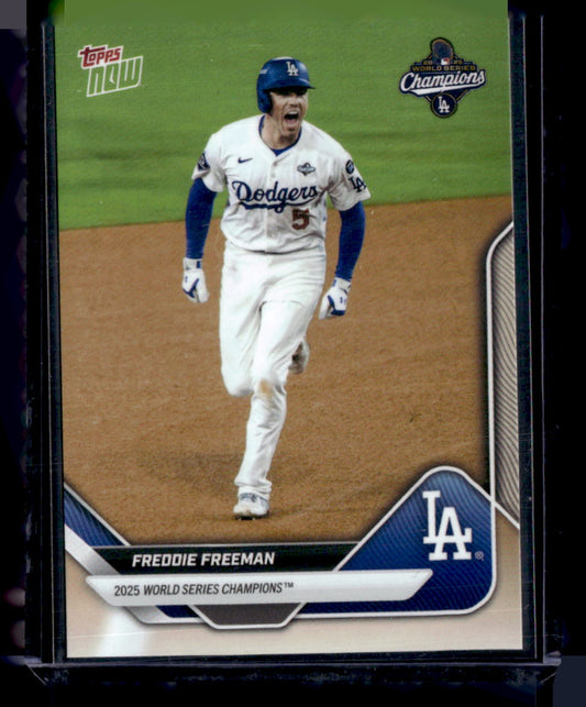 2025 Topps Now World Series Los Angeles Dodgers #WS-5SP Freddie Freeman