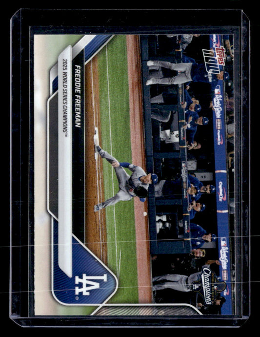 2025 Topps Now World Series Los Angeles Dodgers #WS-5SSP Freddie Freeman