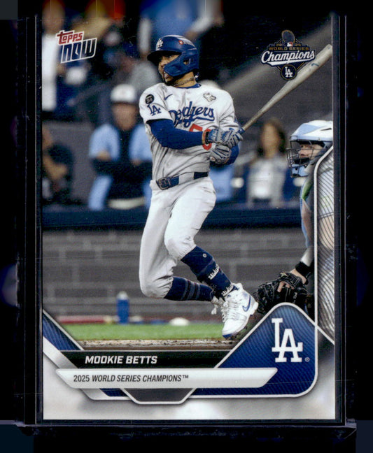 2025 Topps Now World Series Champions Los Angeles Dodgers #WS-2SP Mookie Betts