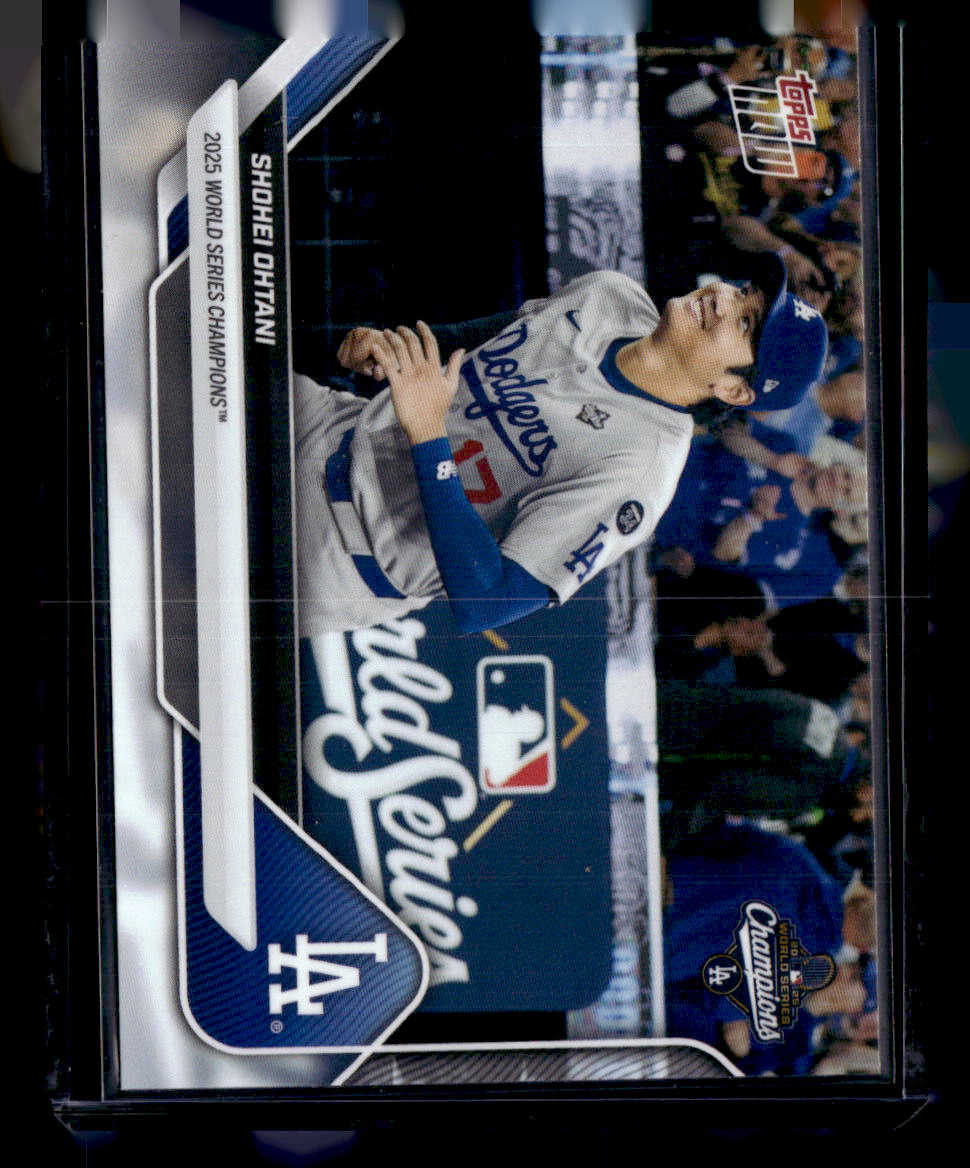 2025 Topps Now World Series Champions Los Angeles Dodgers #WS-1SP Shohei Ohtani