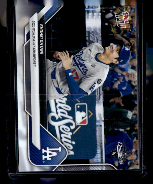2025 Topps Now World Series Champions Los Angeles Dodgers #WS-1SP Shohei Ohtani