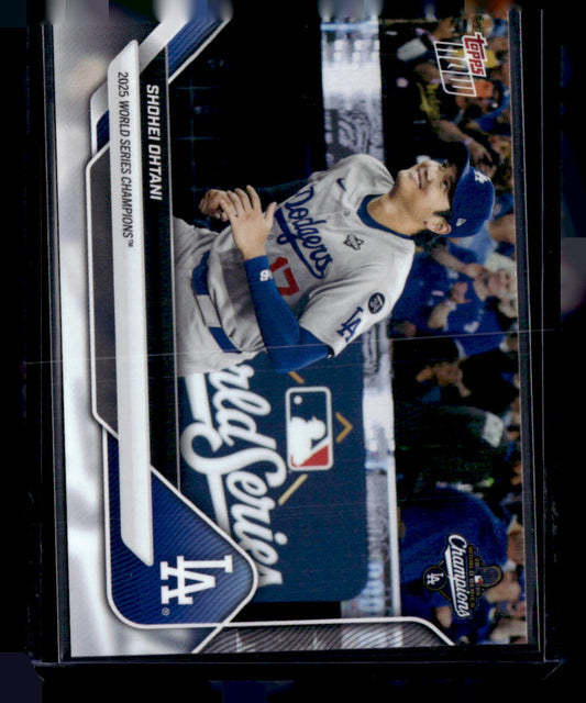 2025 Topps Now World Series Champions Los Angeles Dodgers #WS-1SP Shohei Ohtani