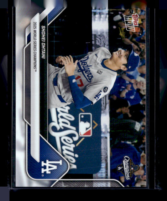 2025 Topps Now World Series Champions Los Angeles Dodgers #WS-1SP Shohei Ohtani