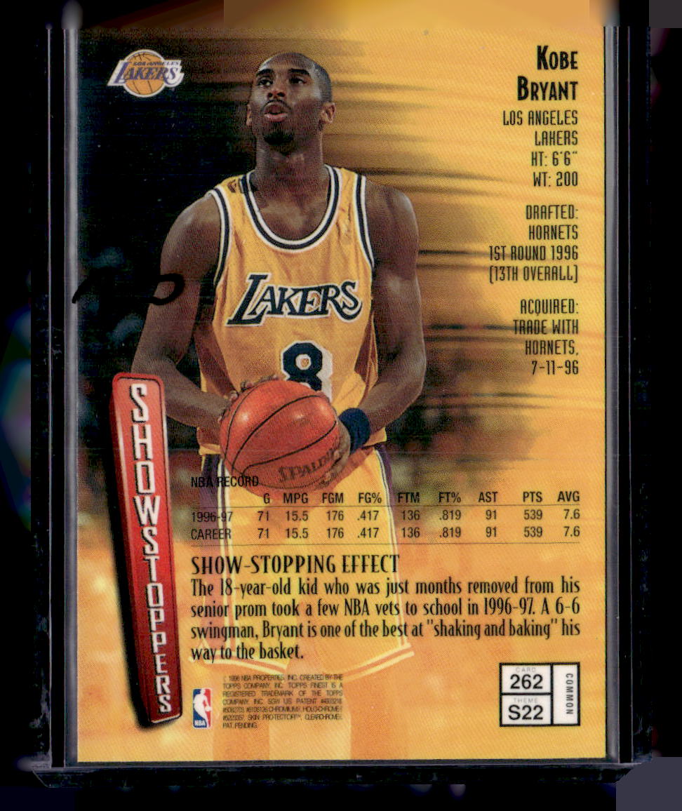 1997-98 Finest #262 Kobe Bryant