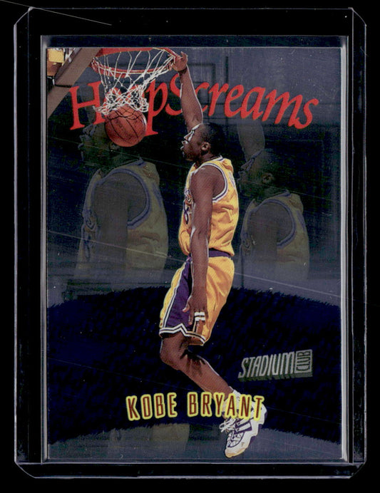 1997-98 Stadium Club #HS9 Kobe Bryant Member's Only Hoop Screams