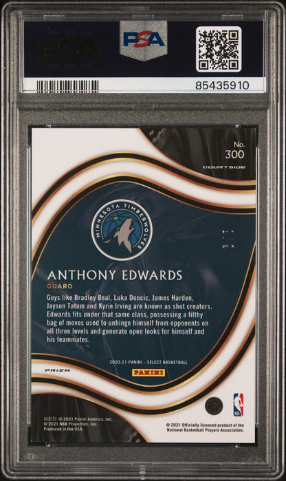 2020 Panini Select #300 Anthony Edwards Lucky Envelopes PSA 8 85435910