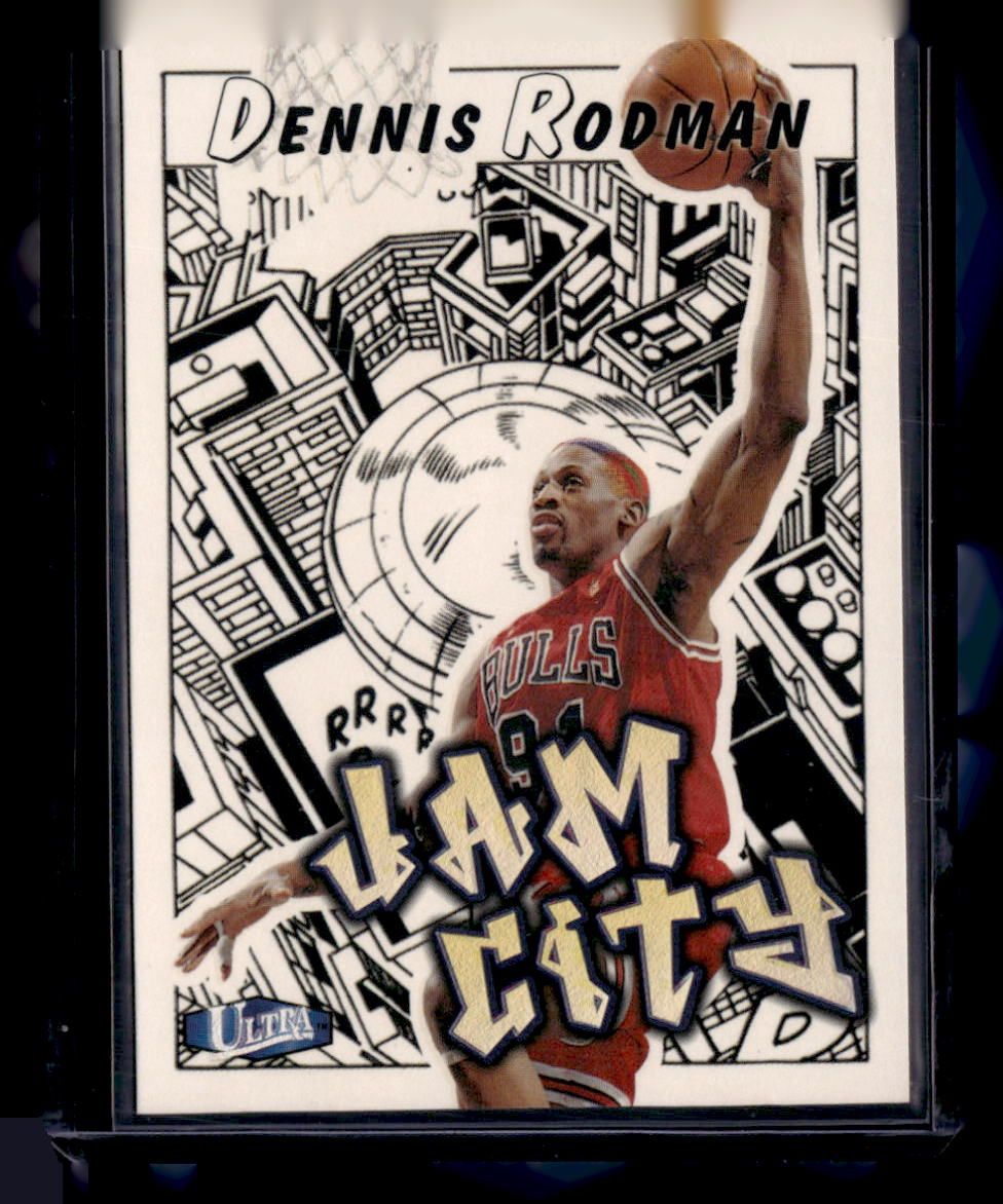 1997-98 Ultra #14 JC Dennis Rodman Jam City