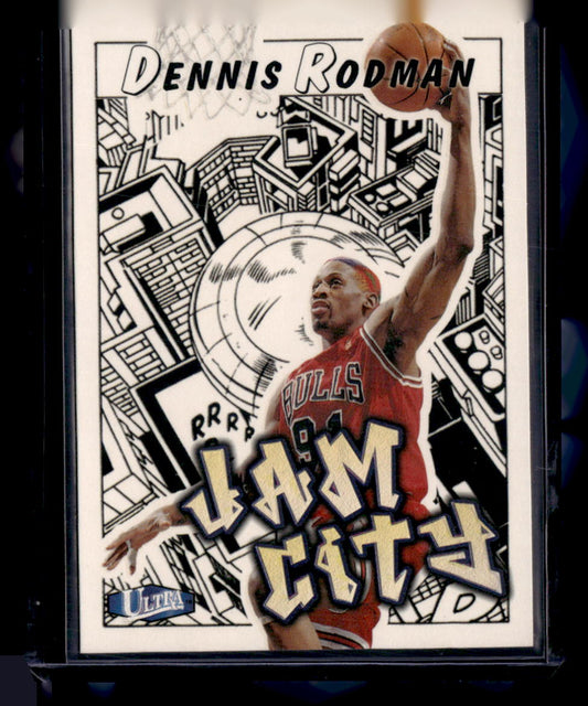 1997-98 Ultra #14 JC Dennis Rodman Jam City