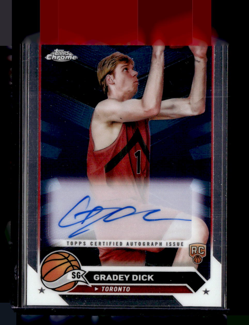 2023-24 Topps Chrome #CG-GD Gradey Dick Autographs