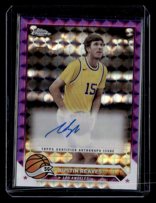 2023-24 Topps Chrome #CG-AR Austin Reaves Autographs Purple Refractors