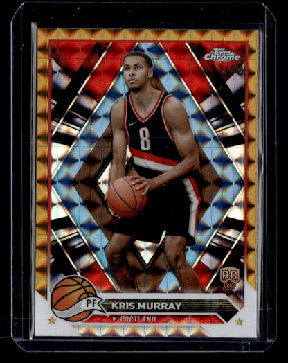 2023-24 Topps Chrome #84 Kris Murray Gold Geometric #/50