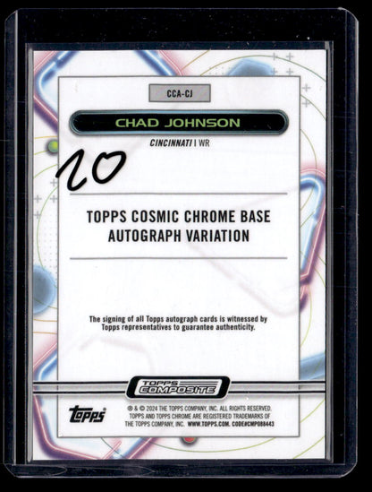 2023 Topps Composite #CCA-CJ Chad Johnson Cosmic Chrome Autographs