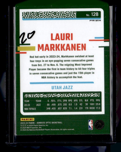 2023-24 Donruss Optic #128 Lauri Markkanen Photon