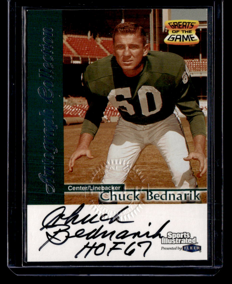 1999 Sports Illustrated #NNO Chuck Bednarik Autographs