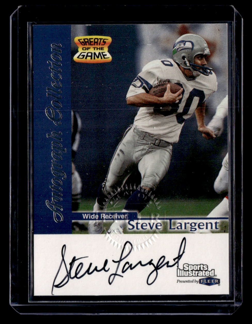 1999 Sports Illustrated #NNO Steve Largent Autographs