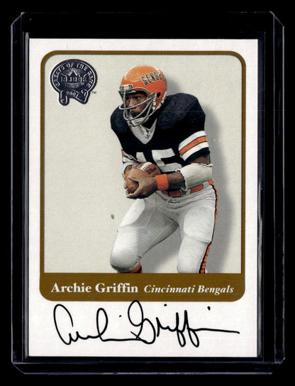 2002 Fleer Throwbacks #NNO Archie Griffin Greats of the Game Autographs