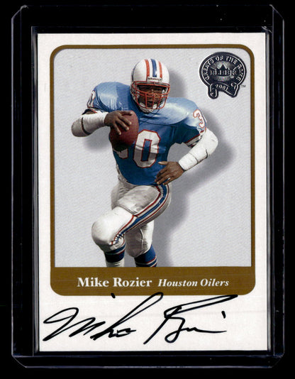 2002 Fleer Throwbacks #NNO Mike Rozier Greats of the Game Autographs
