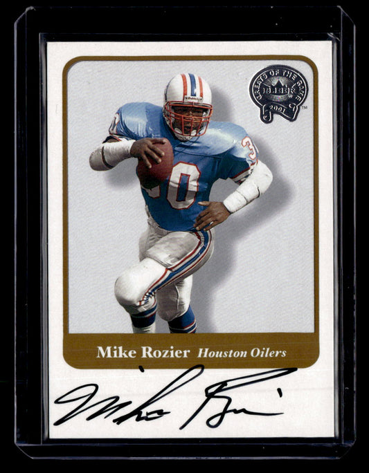 2002 Fleer Throwbacks #NNO Mike Rozier Greats of the Game Autographs