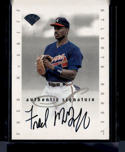 1996 Leaf Signature Series #NNO Fred McGriff Extended Series Autographs