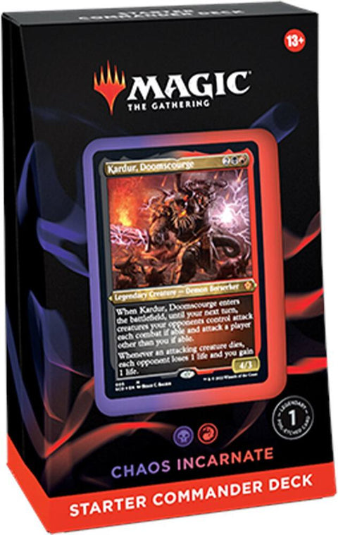 Starter commander deck Chaos Incarnate