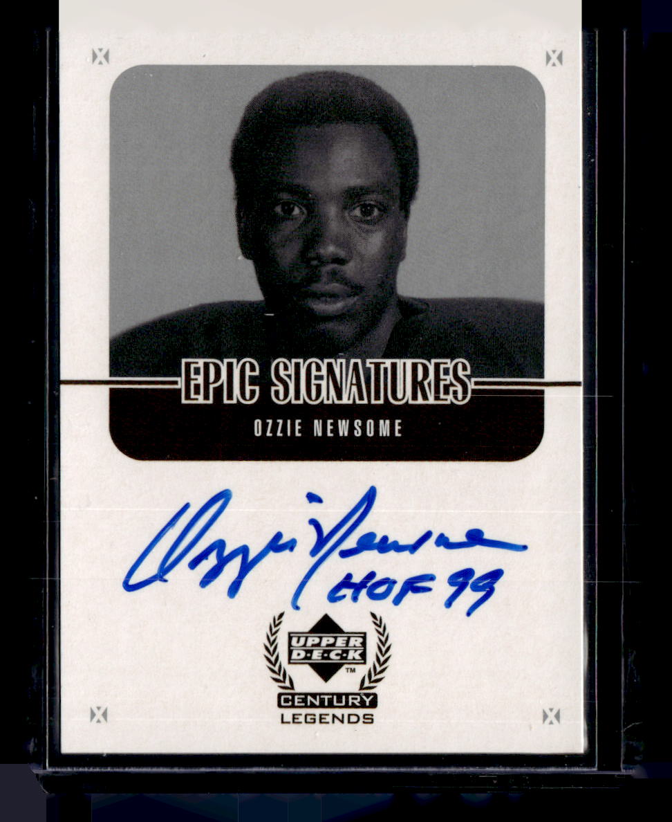 1999 Upper Deck Century Legends #ON Ozzie Newsome Epic Signatures